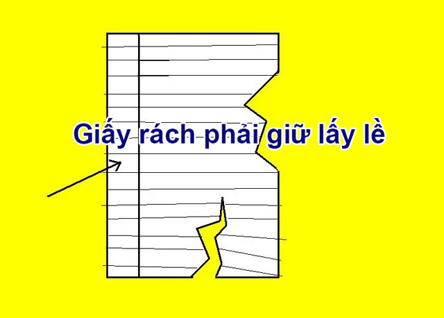 Ý nghĩa câu thành ngữ: Giấy rách phải giữ lấy lề